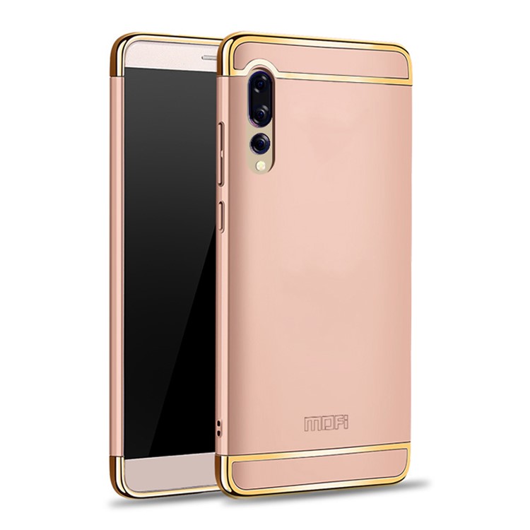 MOFI Guard Series Electroplating PC Phone Casing for Huawei P20 Pro - Rose Gold-1