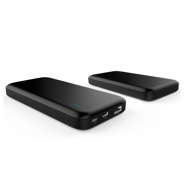 100Pcs/Set YN-040P 10000mAh 18W Type-C PD+QC3.0 Power Bank with Type-C/Micro USB Dual Inputs - Black-3