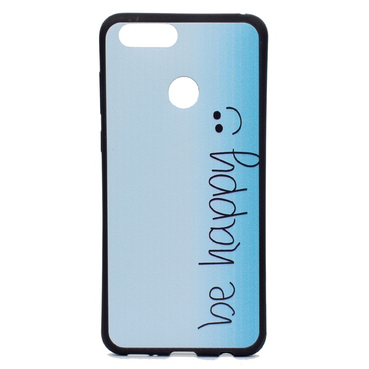 Patterned Printing TPU Soft Phone Case for Huawei Honor 7X - Be Happy-2