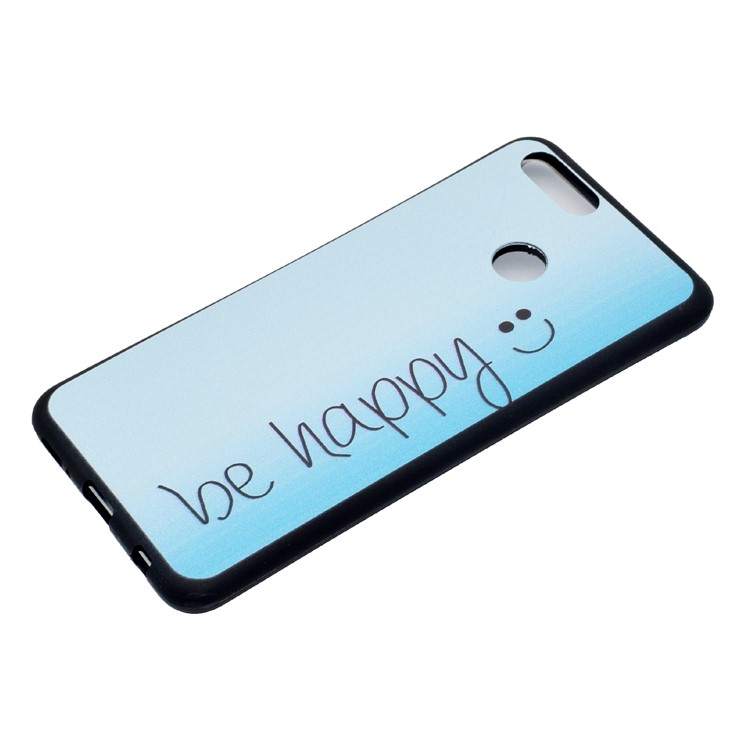 Patterned Printing TPU Soft Phone Case for Huawei Honor 7X - Be Happy-4