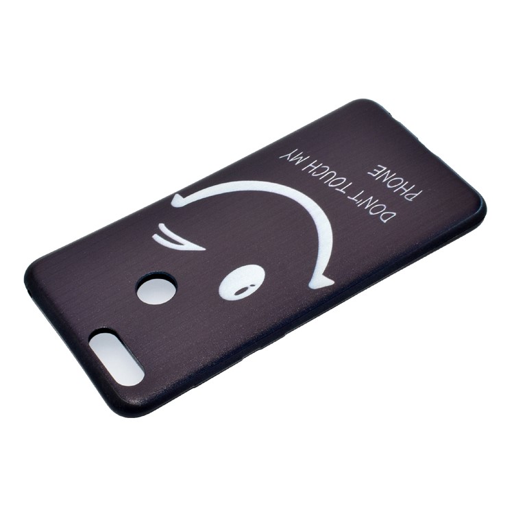 Patterned Printing TPU Soft Phone Cover for Huawei Honor 7X - Smile Face-4