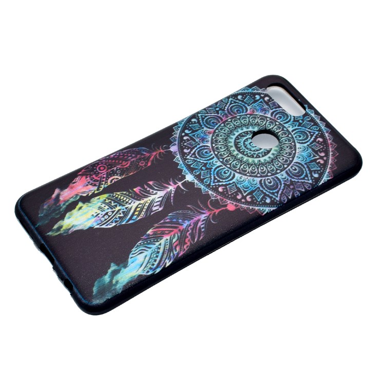 Patterned Printing TPU Soft Phone Shell for Huawei Honor 7X - Dream Catcher-3