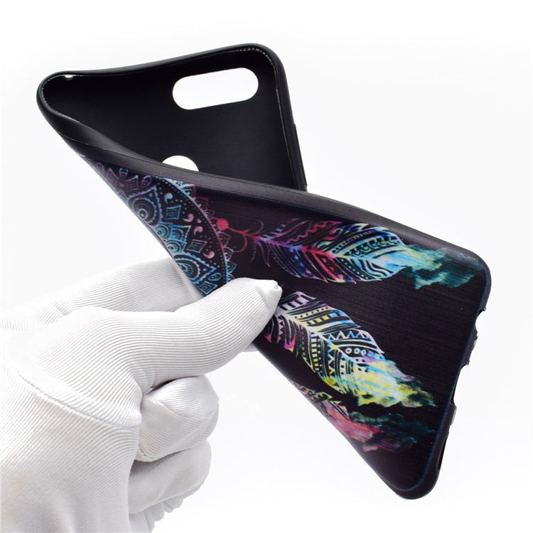 Patterned Printing TPU Soft Phone Shell for Huawei Honor 7X - Dream Catcher-5