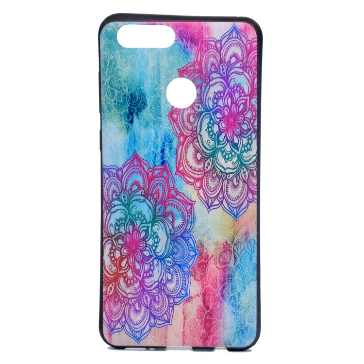 Patterned Printing TPU Soft Mobile Cover for Huawei Honor 7X - Mandala Pattern-2