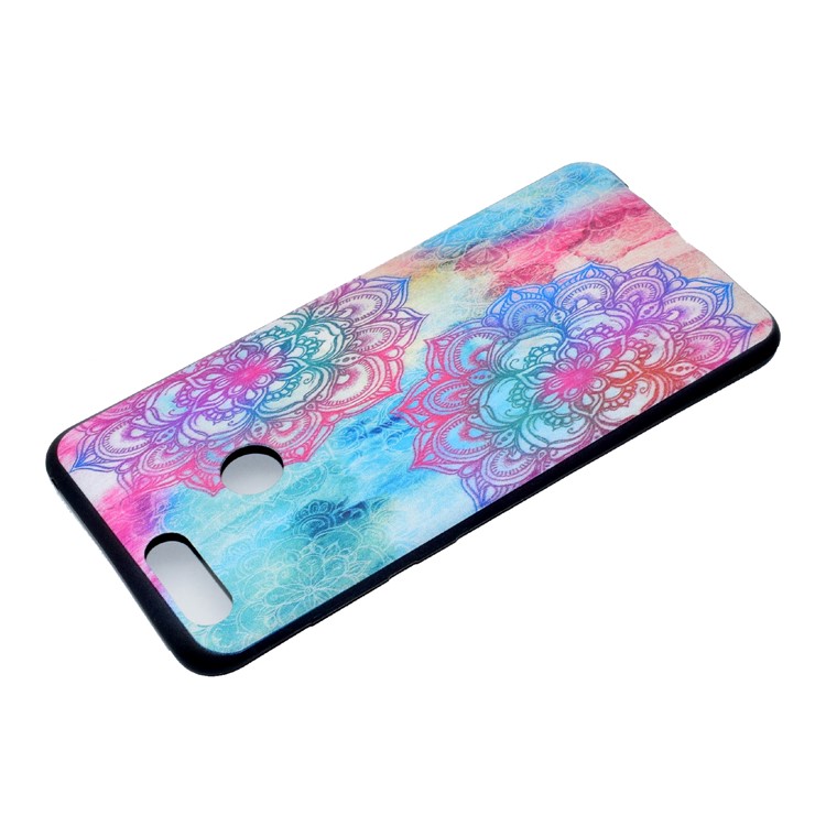 Patterned Printing TPU Soft Mobile Cover for Huawei Honor 7X - Mandala Pattern-4