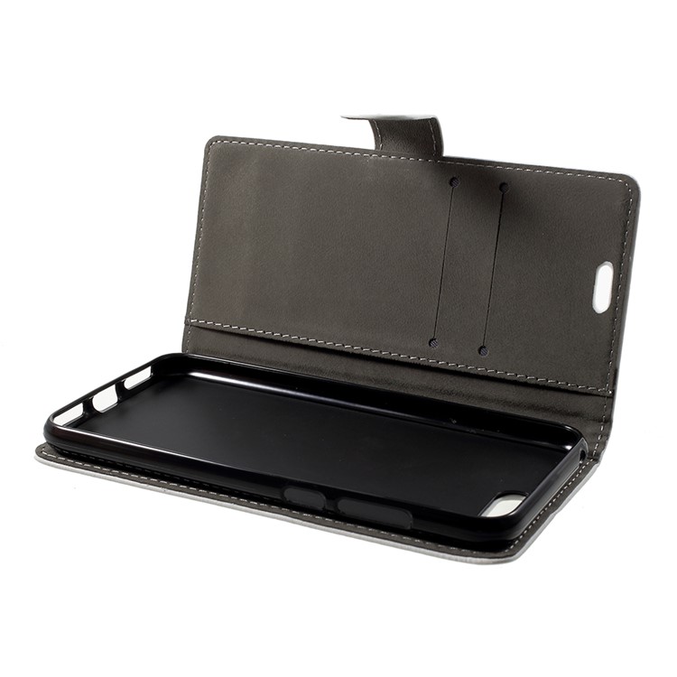 PU Leather Flip Cell Phone Case with Card Holder for Huawei Y6 (2018)/Honor 7A (without Fingerprint Sensor) - White-5