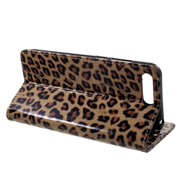 Leopard Pattern Leather Wallet Stand Mobile Phone Case for Huawei Y6 (2018) / Honor 7A (without Fingerprint Sensor)-4