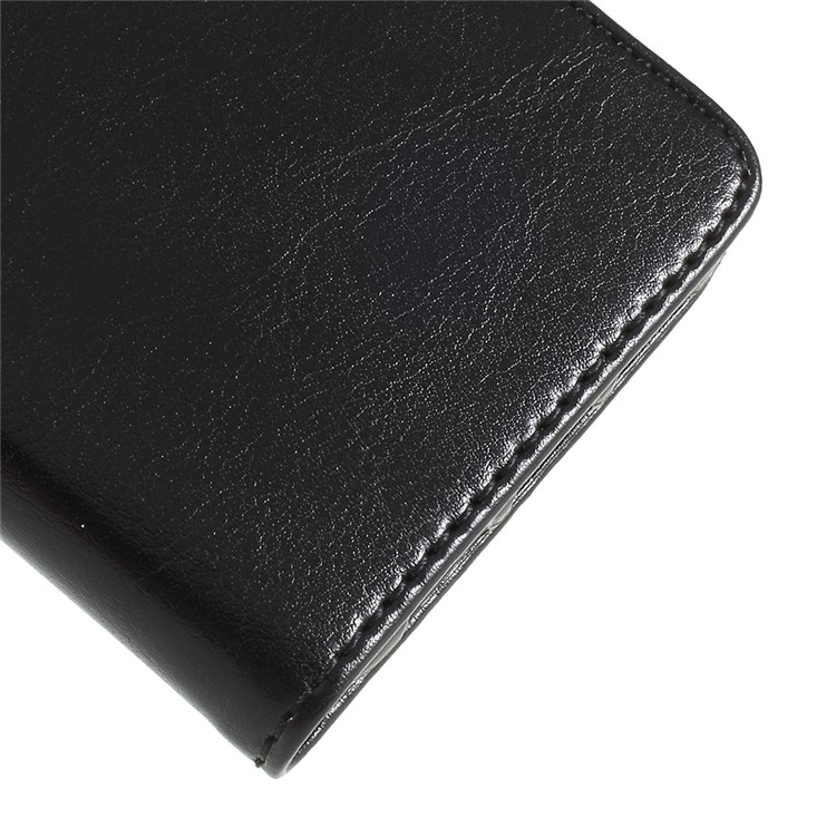 Crazy Horse Texture Flip Leather Wallet Stand Cellphone Magnetic Case for Huawei P20 Pro - Black-3