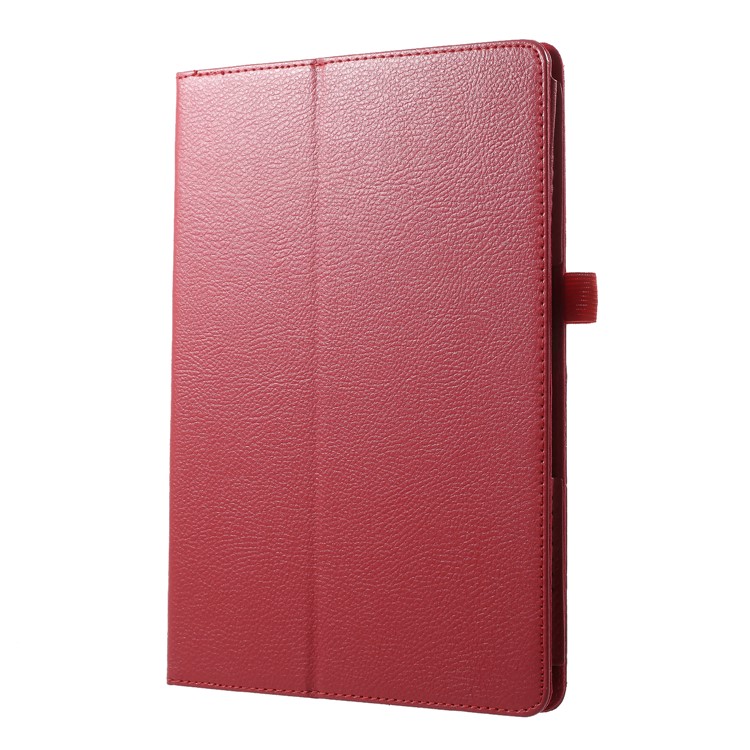 Litchi Texture PU Leather Protection Case for Huawei MediaPad M5 M5 10 / 10 (Pro) - Red-3