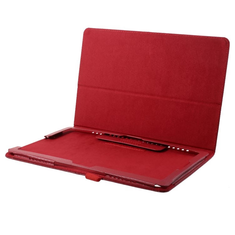 Litchi Texture PU Leather Protection Case for Huawei MediaPad M5 M5 10 / 10 (Pro) - Red-7