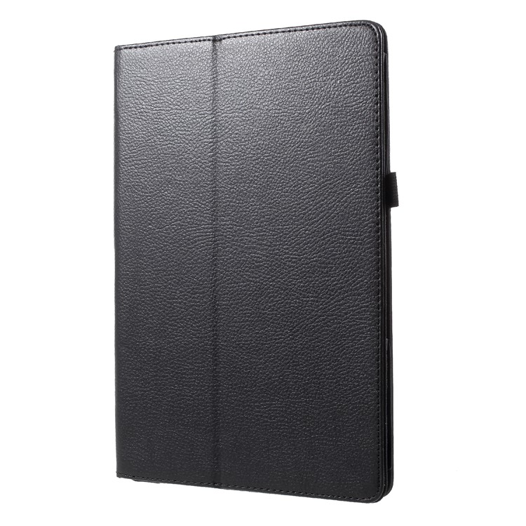Litchi Texture PU Leather Protection Cover with Stand for Huawei MediaPad M5 M5 10 / 10 (Pro) - Black-3
