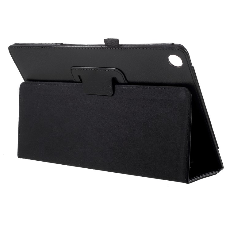 Litchi Texture PU Leather Protection Cover with Stand for Huawei MediaPad M5 M5 10 / 10 (Pro) - Black-4
