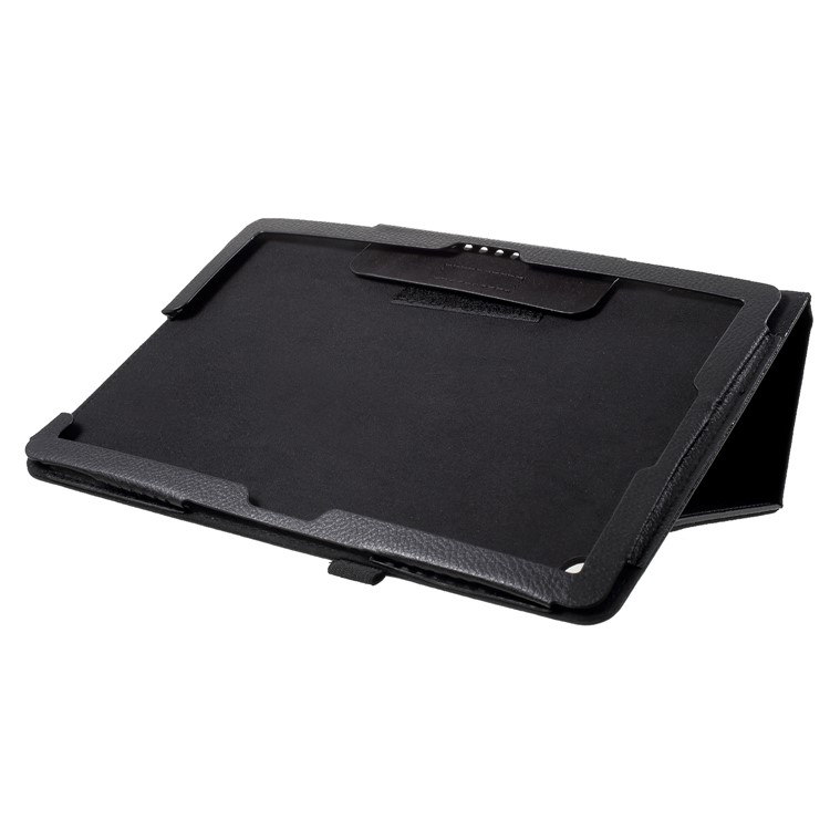 Litchi Texture PU Leather Protection Cover with Stand for Huawei MediaPad M5 M5 10 / 10 (Pro) - Black-5