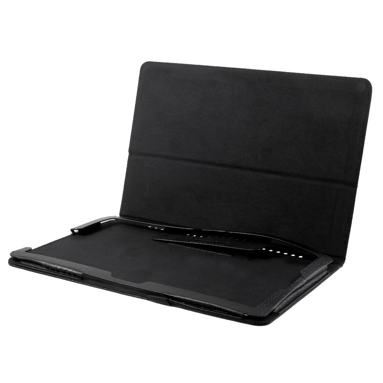 Litchi Texture PU Leather Protection Cover with Stand for Huawei MediaPad M5 M5 10 / 10 (Pro) - Black-6