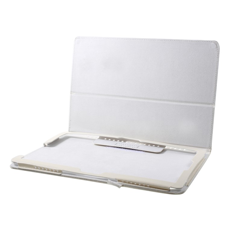 Litchi Texture Stand Leather Protection Shell for Huawei MediaPad M5 M5 10 / 10 (Pro) - White-6