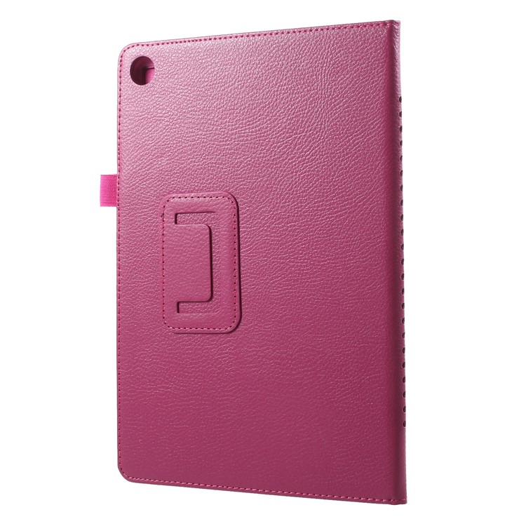 Litchi Texture PU Leather Stand Tablet Case for Huawei MediaPad M5 M5 10 / 10 (Pro) - Rose-2