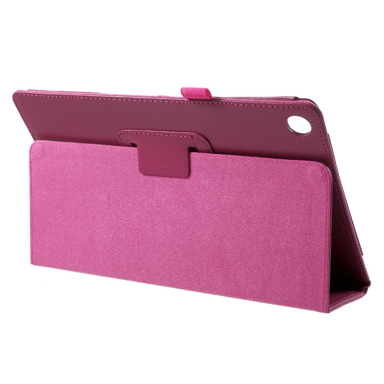 Litchi Texture PU Leather Stand Tablet Case for Huawei MediaPad M5 M5 10 / 10 (Pro) - Rose-4