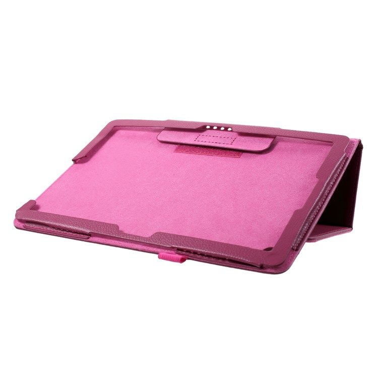 Litchi Texture PU Leather Stand Tablet Case for Huawei MediaPad M5 M5 10 / 10 (Pro) - Rose-5