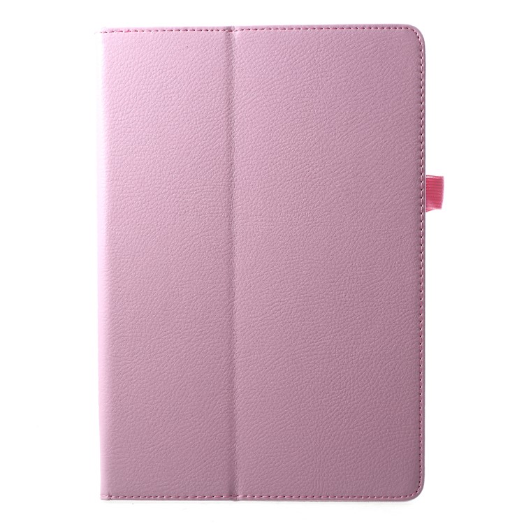Litchi Texture PU Leather Tablet Cover with Stand for Huawei MediaPad M5 M5 10 / 10 (Pro) - Pink-1