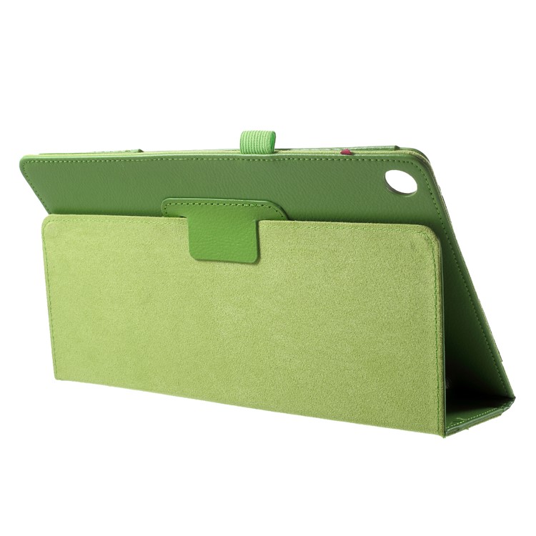 Litchi Texture Stand Leather Tablet Shell for Huawei MediaPad M5 M5 10 / 10 (Pro) - Green-4
