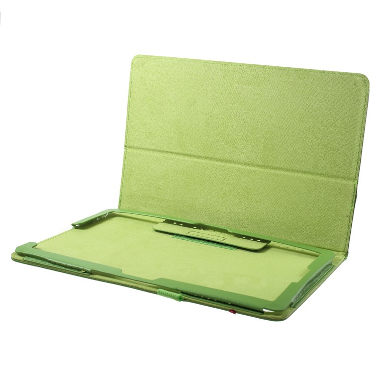 Litchi Texture Stand Leather Tablet Shell for Huawei MediaPad M5 M5 10 / 10 (Pro) - Green-6