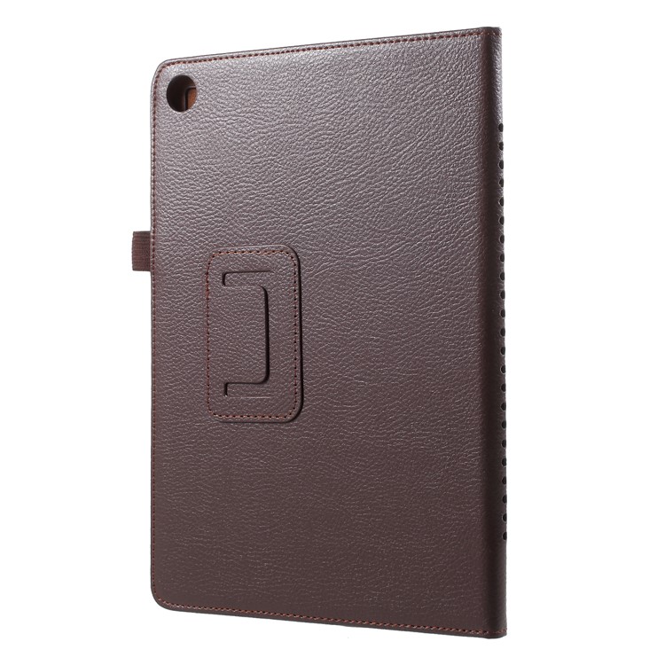 Litchi Texture PU Leather Protection Shell Case for Huawei MediaPad M5 M5 10 / 10 (Pro) - Brown-2