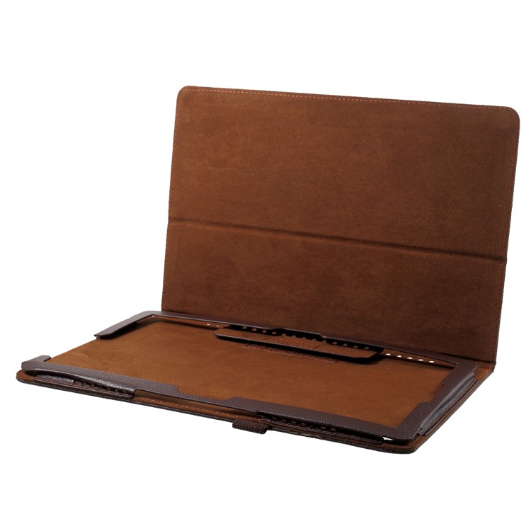 Litchi Texture PU Leather Protection Shell Case for Huawei MediaPad M5 M5 10 / 10 (Pro) - Brown-6