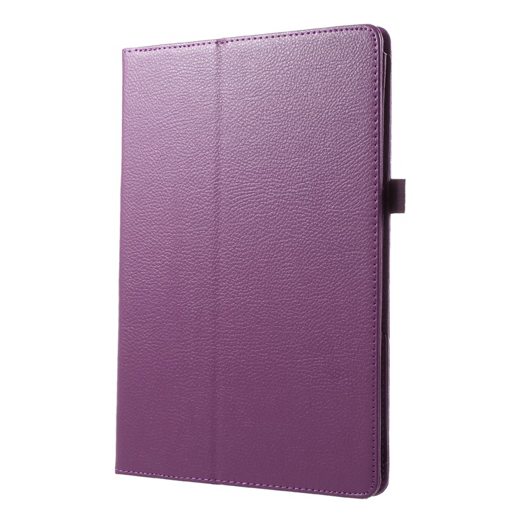 Litchi Texture PU Leather Tablet Case Cover Shell for Huawei MediaPad M5 M5 10 / 10 (Pro) - Purple-3