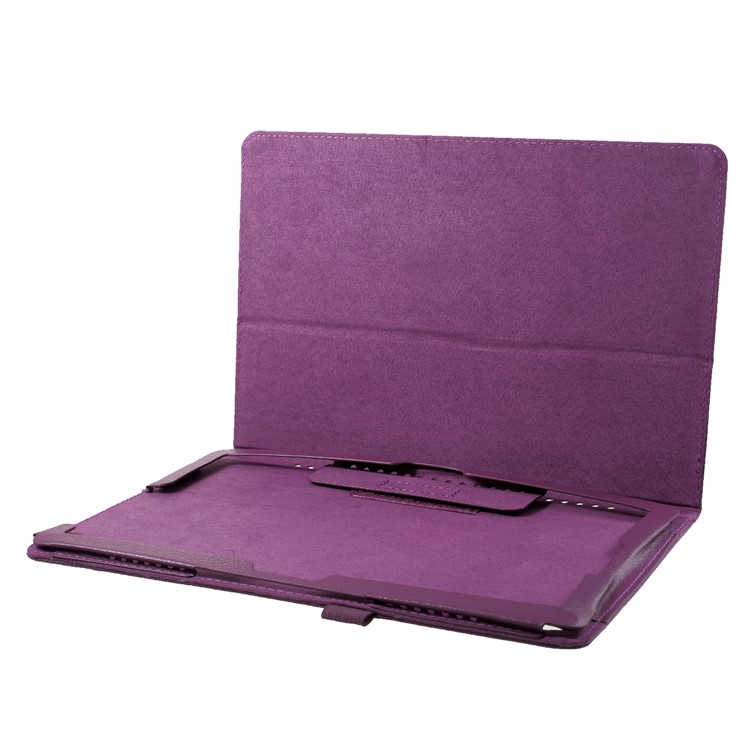 Litchi Texture PU Leather Tablet Case Cover Shell for Huawei MediaPad M5 M5 10 / 10 (Pro) - Purple-6