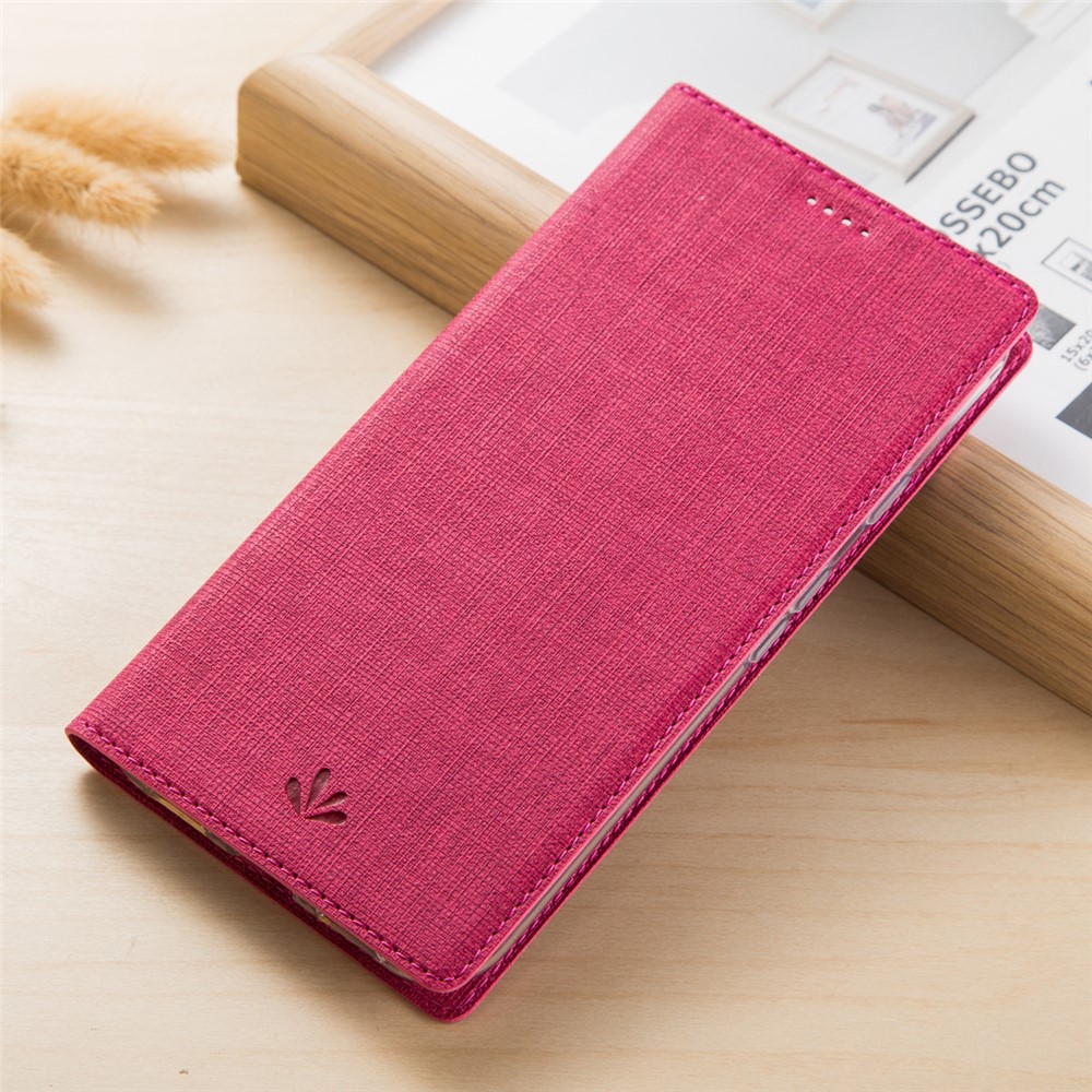 VILI DMX Auto-absorbed Card Holder Leather Stand Shell for Huawei P20 Lite / Nova 3e - Rose-1