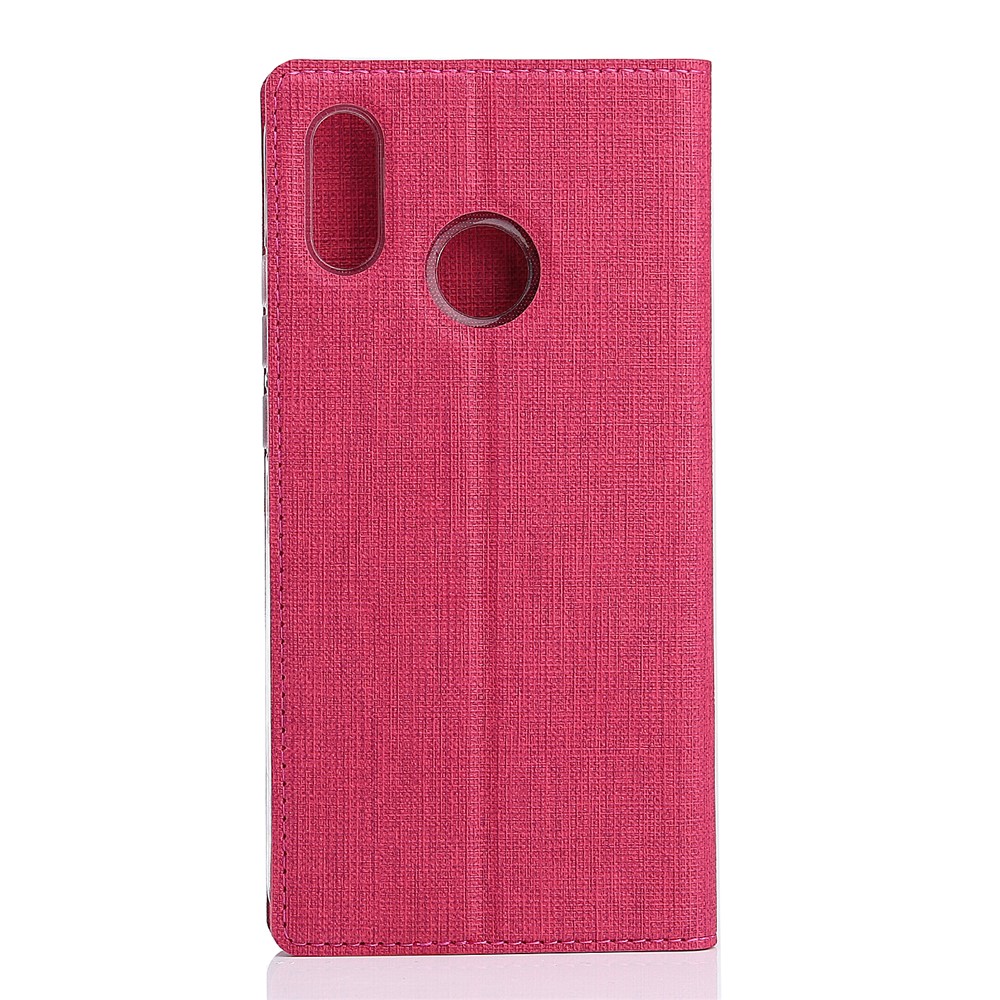 VILI DMX Auto-absorbed Card Holder Leather Stand Shell for Huawei P20 Lite / Nova 3e - Rose-3