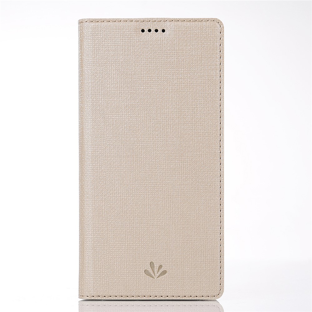 VILI DMX Auto-absorbed PU Leather Phone Casing for Huawei P20 Lite / Nova 3e - Gold-5