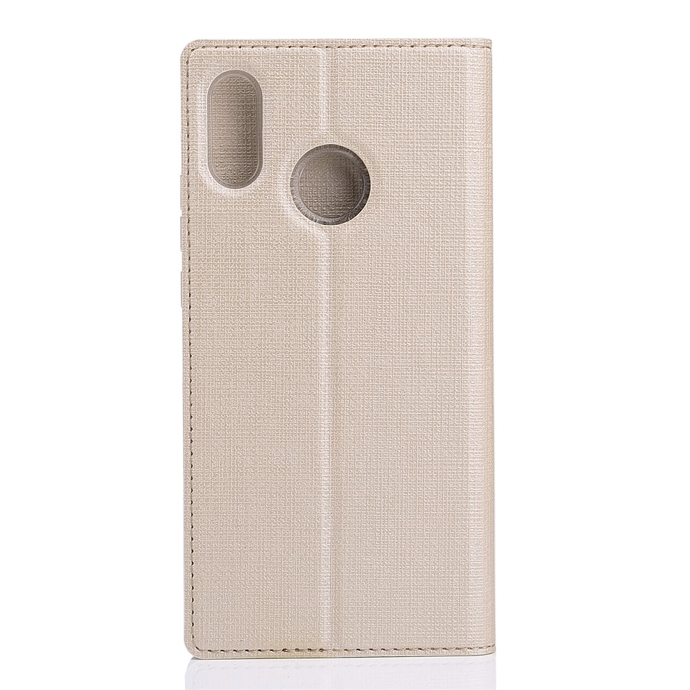 Vili DMX Auto-absorbiertes Pu-leder-telefongehäuse Für Huawei P20 Lite / Nova 3e - Gold-6