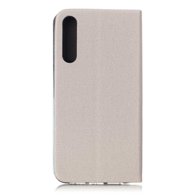 Contrast Color PU Leather Stand Card Holder Cellphone Cover Shell for Huawei P20 Pro - Grey-2