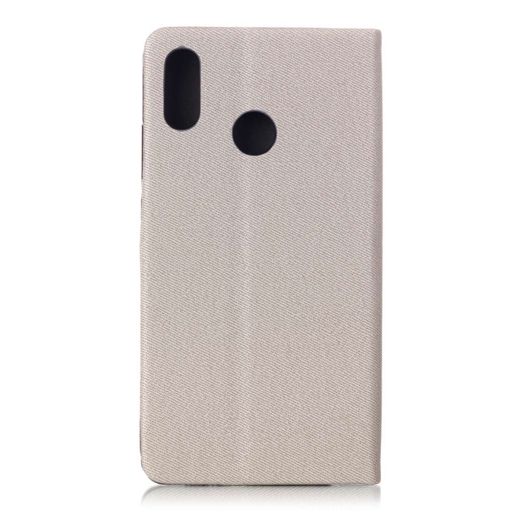 Contrast Color Card Holder Leather Stand Phone Cover for Huawei P20 Lite / Nova 3e - Grey-2