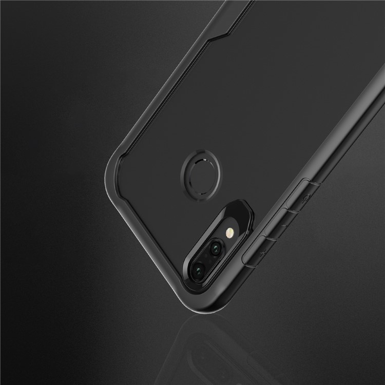 Shock Absorption PC + TPU Hybrid Cell Phone Case for Huawei P20 Lite/Nova 3e - Black-7