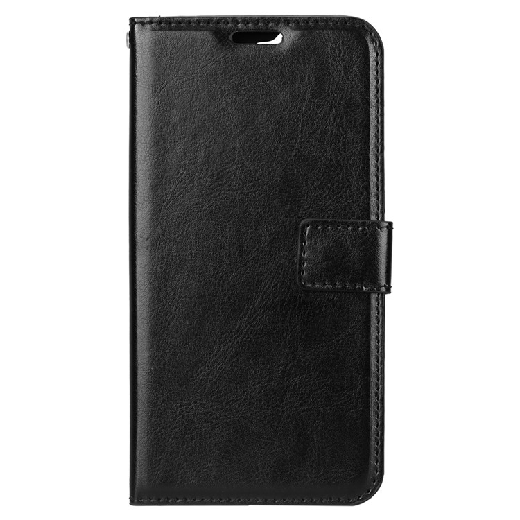 Crazy Horse Texture Wallet Stand Leather Case for Huawei Y7 Prime (2018)/Honor 7C/Enjoy 8/ Nova 2 lite - Black-2