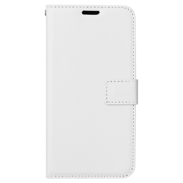 Crazy Horse Texture Wallet Stand Leather Cover for Huawei Y7 Prime (2018)/Honor 7C/Enjoy 8/ Nova 2 lite - White-2