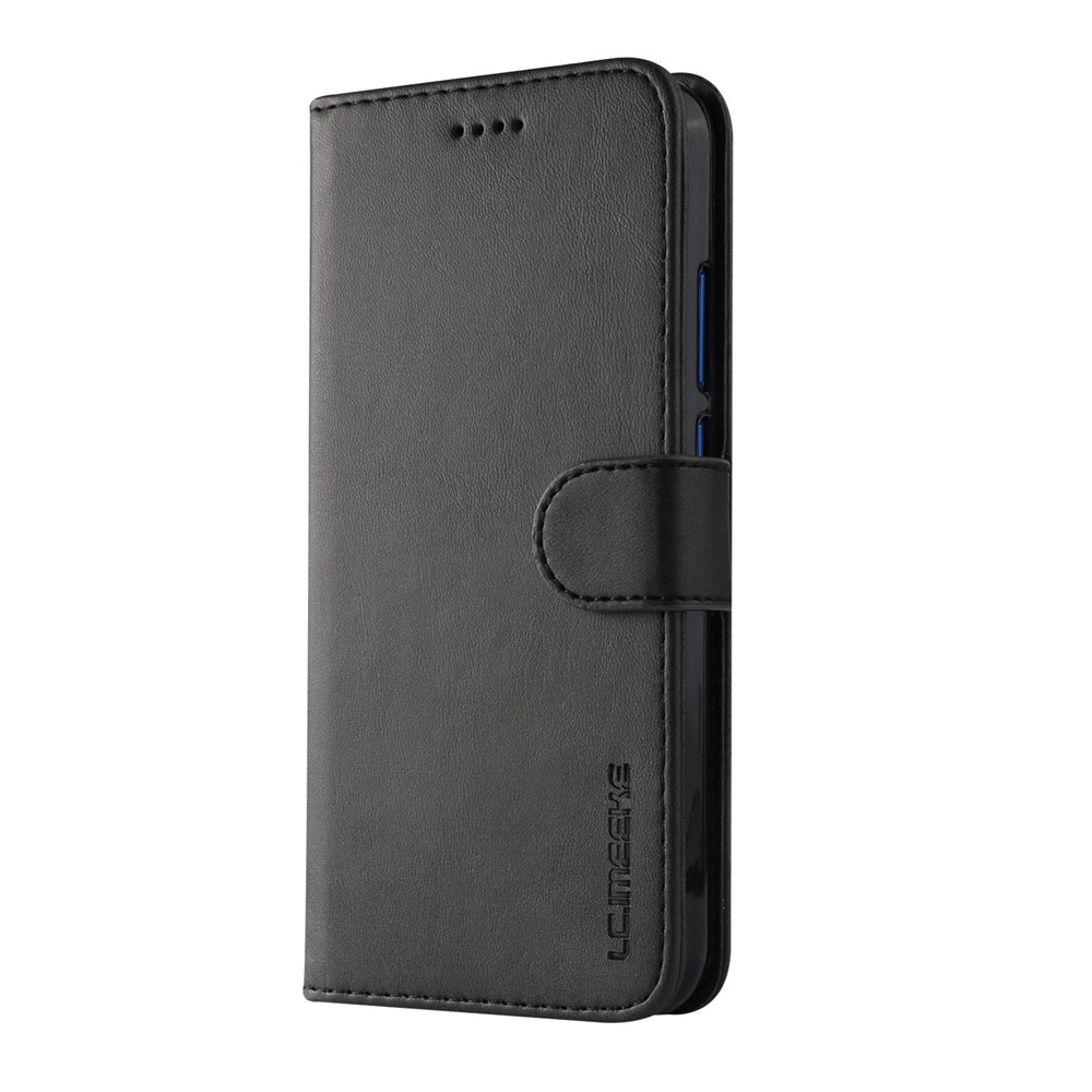 LC.IMEEKE Wallet Stand Leather Mobile Phone Case for Huawei P20 Lite/Nova 3e - Black-6