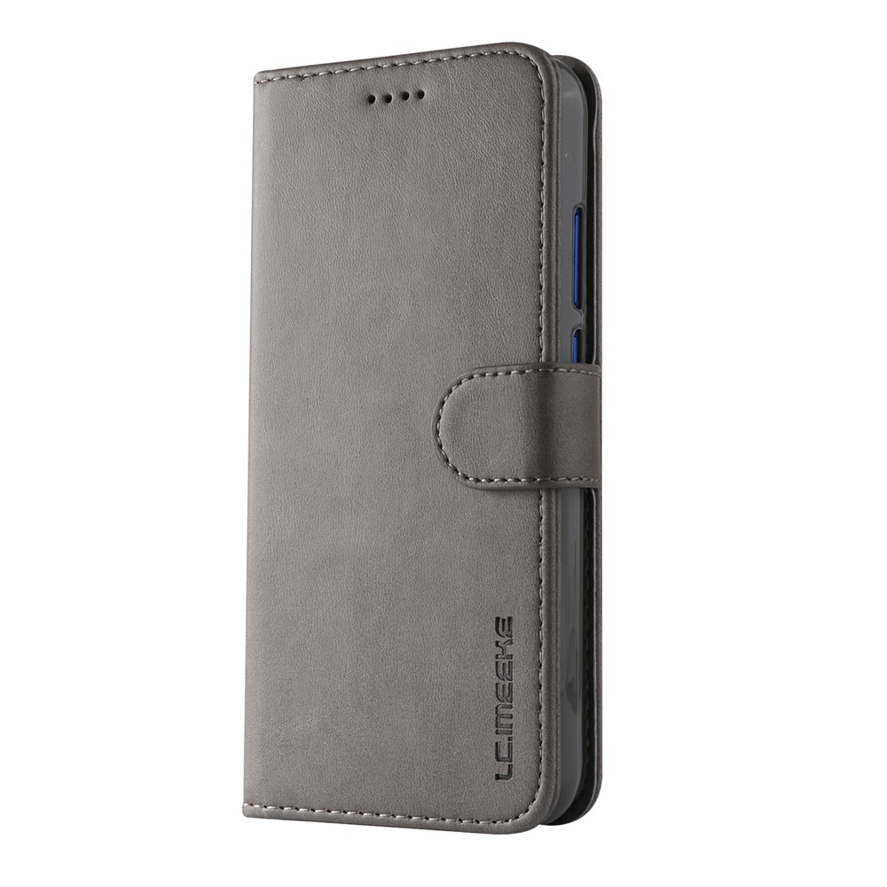 Lc. Étui de Téléphone Mobile en Cuir Imeeke Pour Huawei P20 Lite / Nova 3e Avec Fonctions de Support de Portefeuille de Fermoir Magnétique Réversible - Gris-5