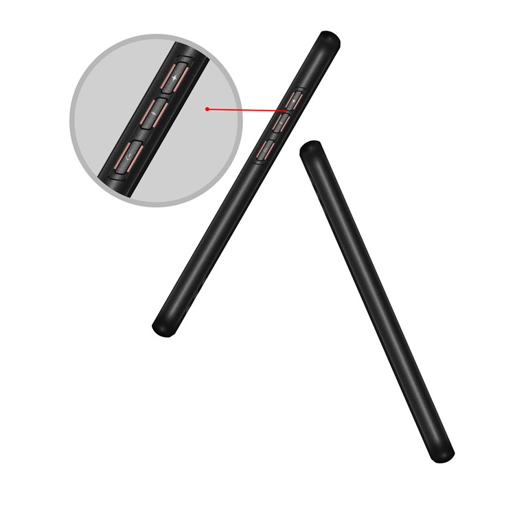 For Huawei P20 Anti-slip Armor TPU Mobile Phone Case - Black-11