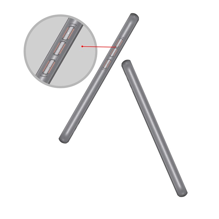 For Huawei P20 Anti-slip Armor TPU Mobile Phone Cover - Grey-6