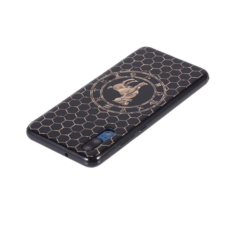 Electroplating Constellation Pattern TPU Phone Case for Huawei P20 - Aries-6