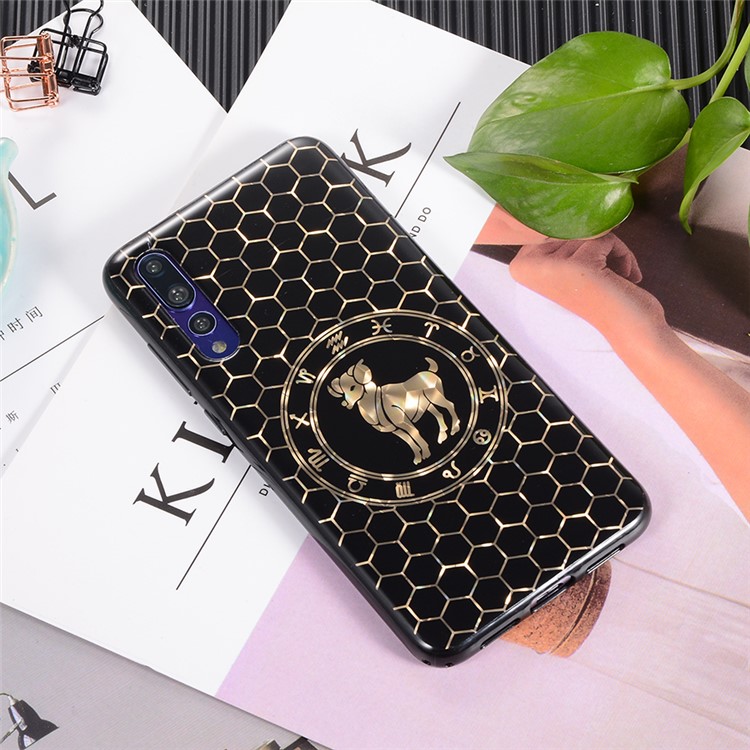 Electroplating Constellation Pattern TPU Shell for Huawei P20 Pro - Aries-3
