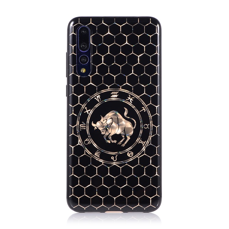 Electroplating Constellation Pattern TPU Phone Cover for Huawei P20 Pro - Taurus-3