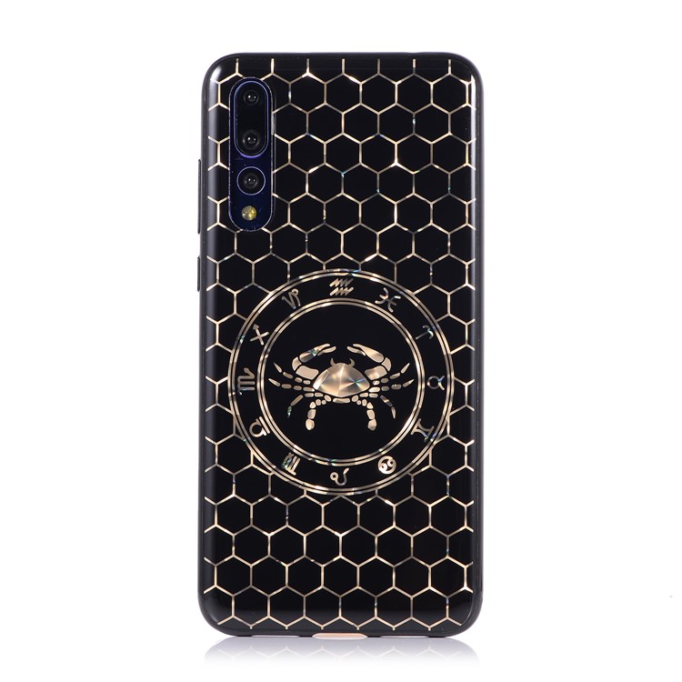 Electroplating Constellation Pattern TPU Phone Shell for Huawei P20 Pro - Cancer-2