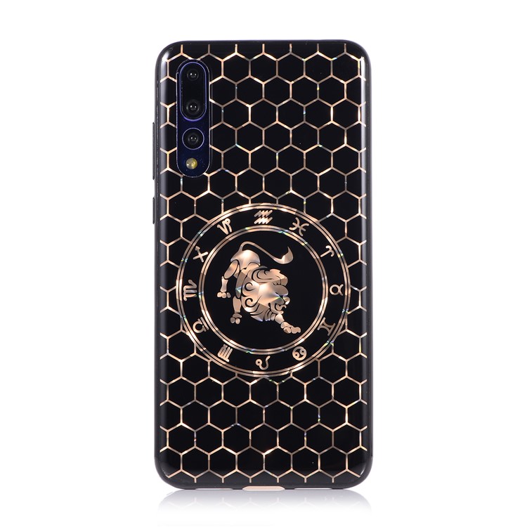 Electroplating Constellation Pattern TPU Mobile Phone Case for Huawei P20 Pro - Leo-3