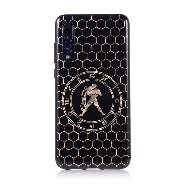 Electroplating Constellation Pattern TPU Cell Phone Shell for Huawei P20 Pro - Aquarius-2