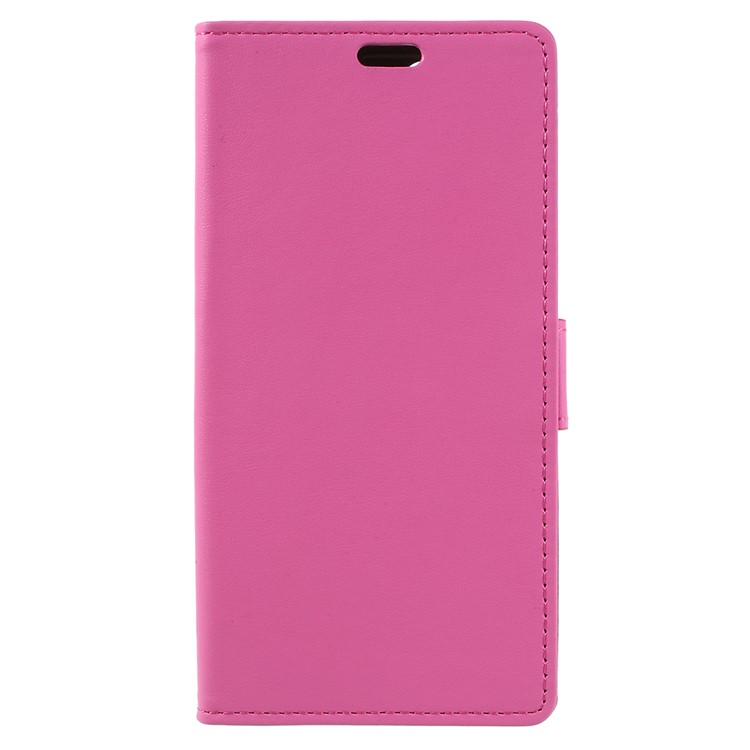 PU Leather Wallet Phone Case for Huawei Enjoy 8E / Honor 7A Pro / Honor 7A (with Fingerprint Sensor) - Rose-1