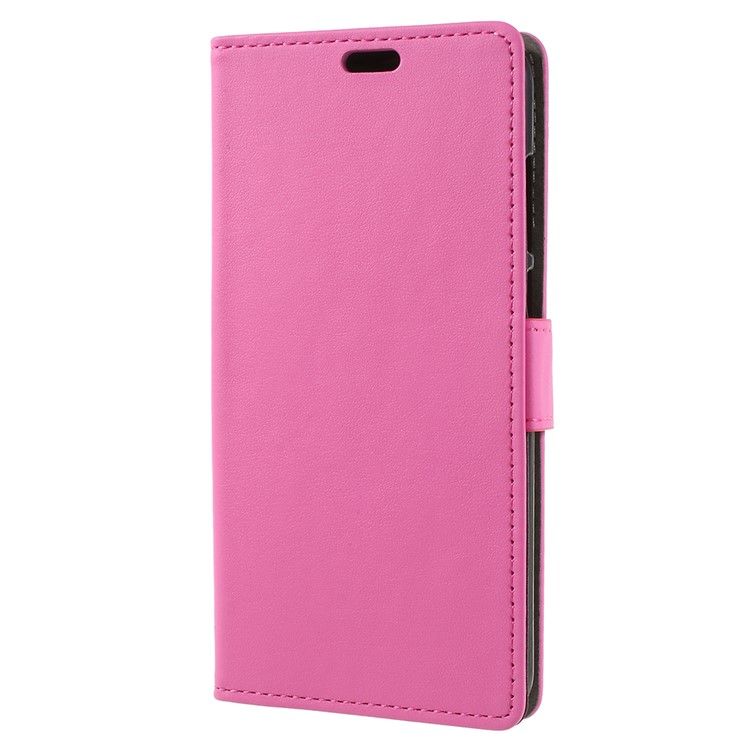 PU Leather Wallet Phone Case for Huawei Enjoy 8E / Honor 7A Pro / Honor 7A (with Fingerprint Sensor) - Rose-2